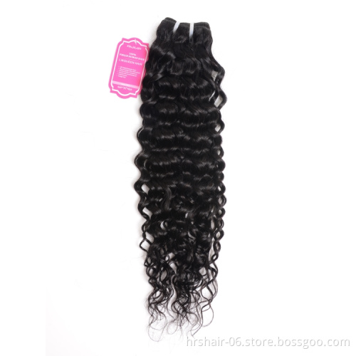 2019 li&queen Water Wave Machine Weft Hair, New Arrival Virgin Hair Original Brazilian Human Hair